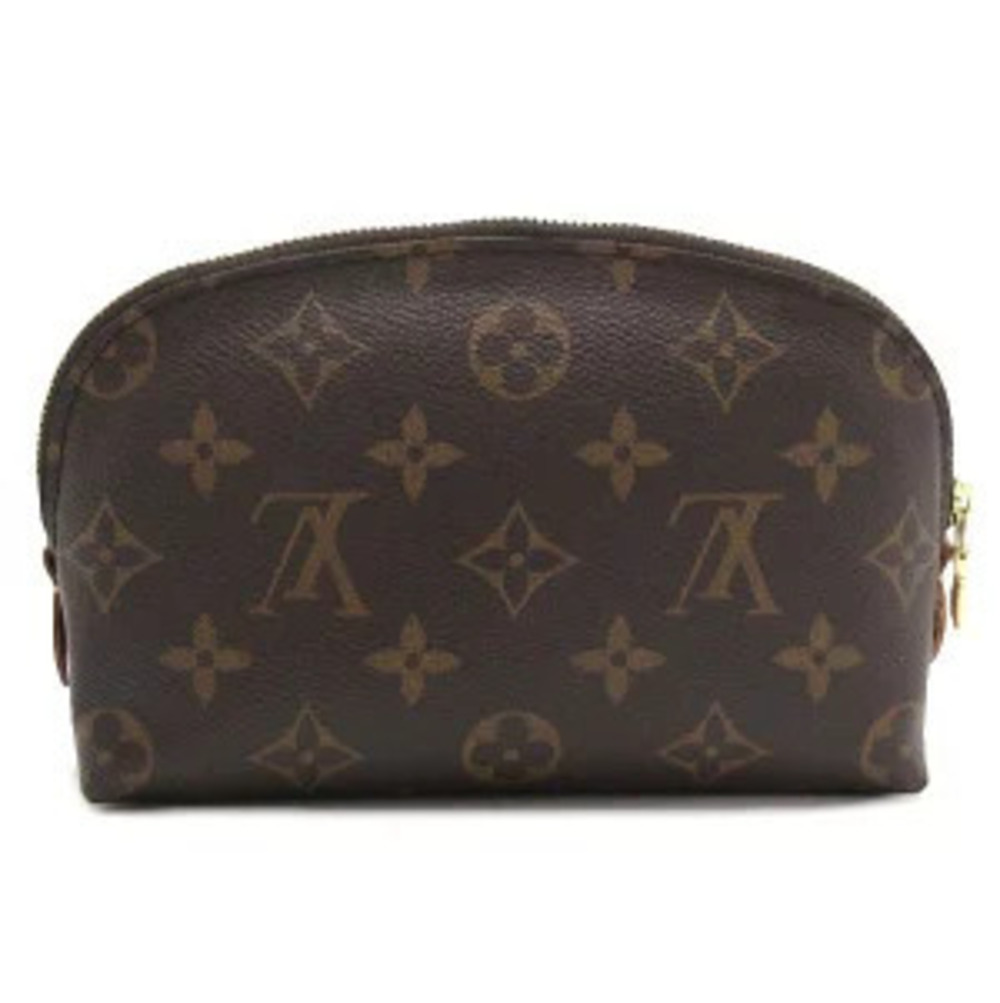 Louis Vuitton Clutch Pouch Monogram Cosmetic Brown